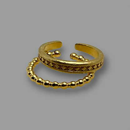 Bague Théa Plaqué Or 18K 