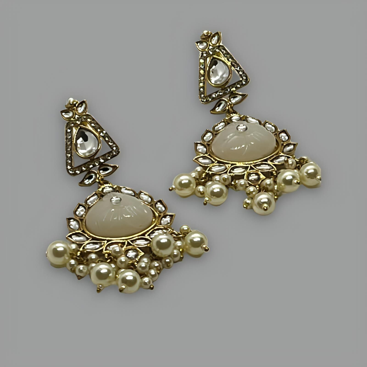 18K Gold Plated Pétales Earrings