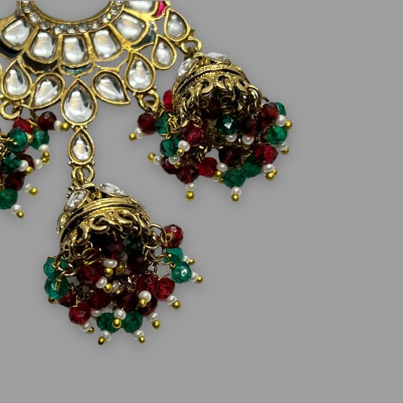 18K Gold Plated Lustre Verre Earrings