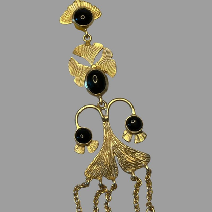 18K Gold Plated Layered Drop Earrings