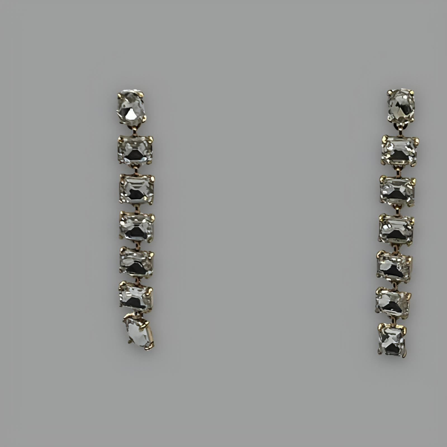 NōIR Drop Crystal Earrings