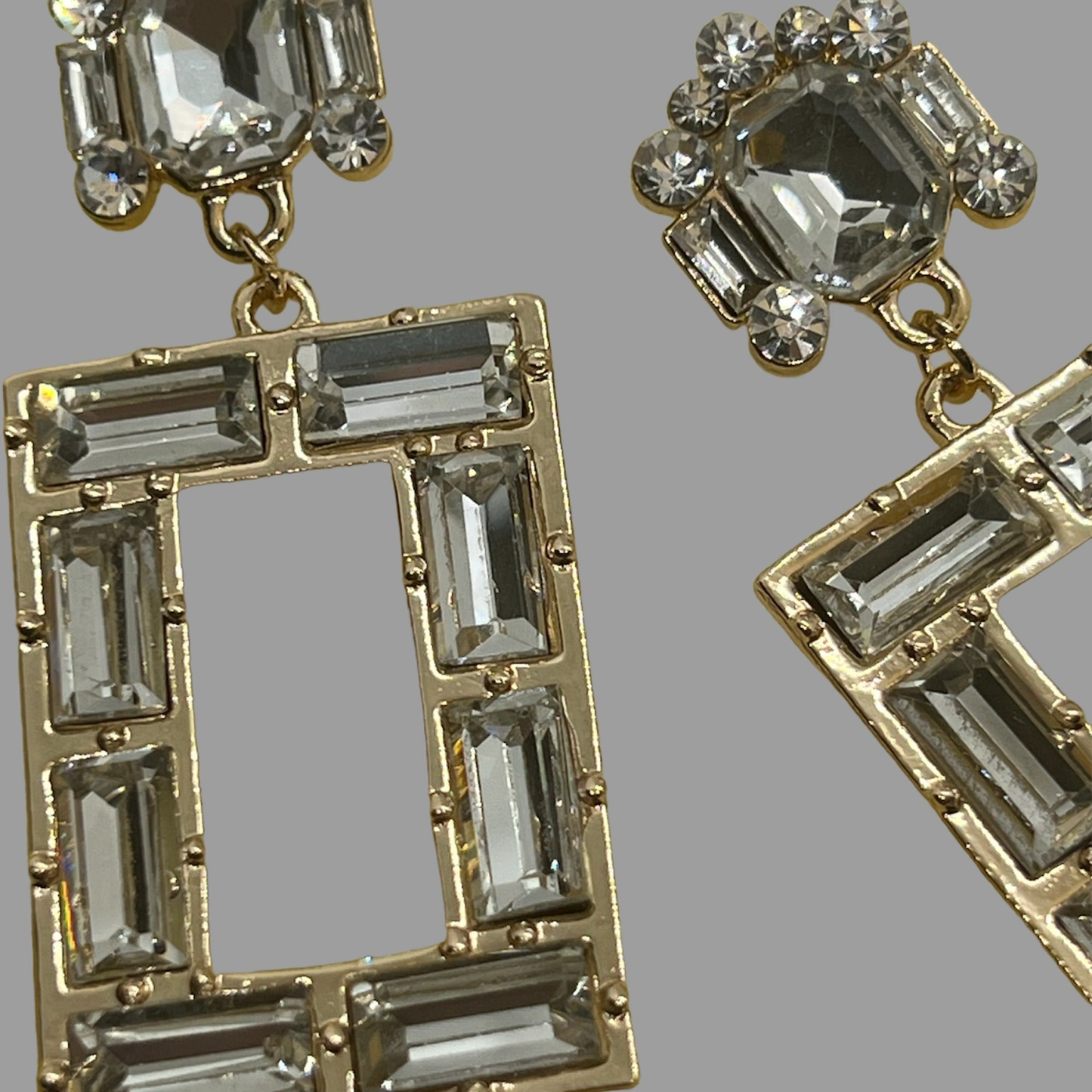 NōIR Square Lumiere Drop Earrings