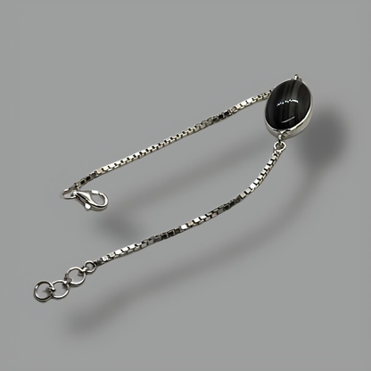 Black Agate Bracelet 16.5 cm (6.5")