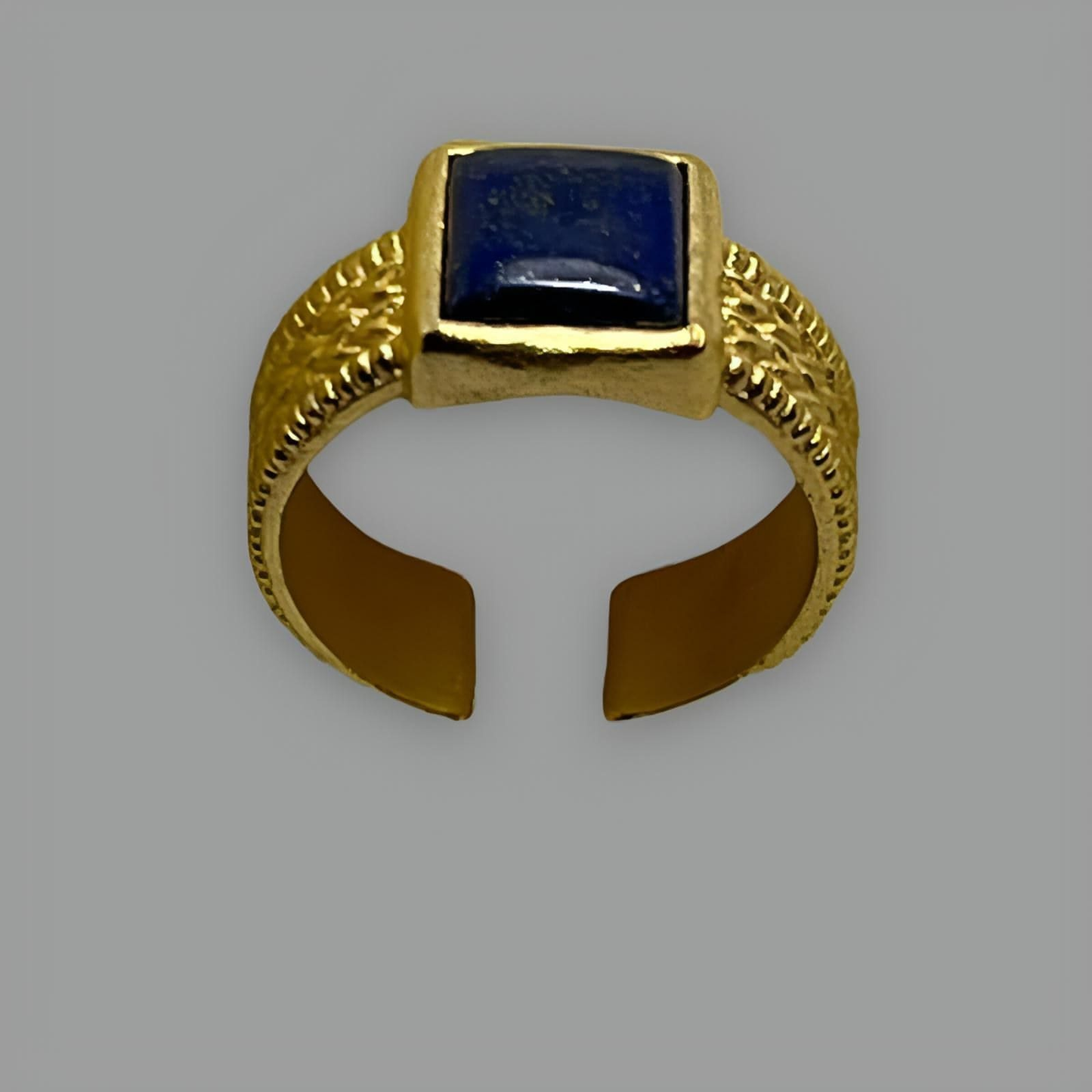 18K Gold Plated Signet Ring