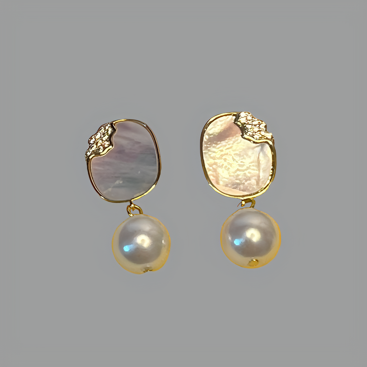 VERSAILLES Mother of Pearl Finish Earrings