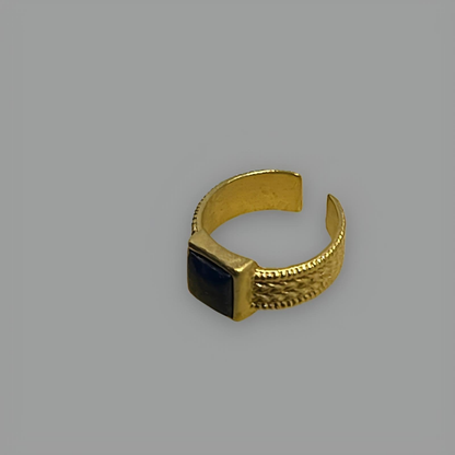 18K Gold Plated Signet Ring